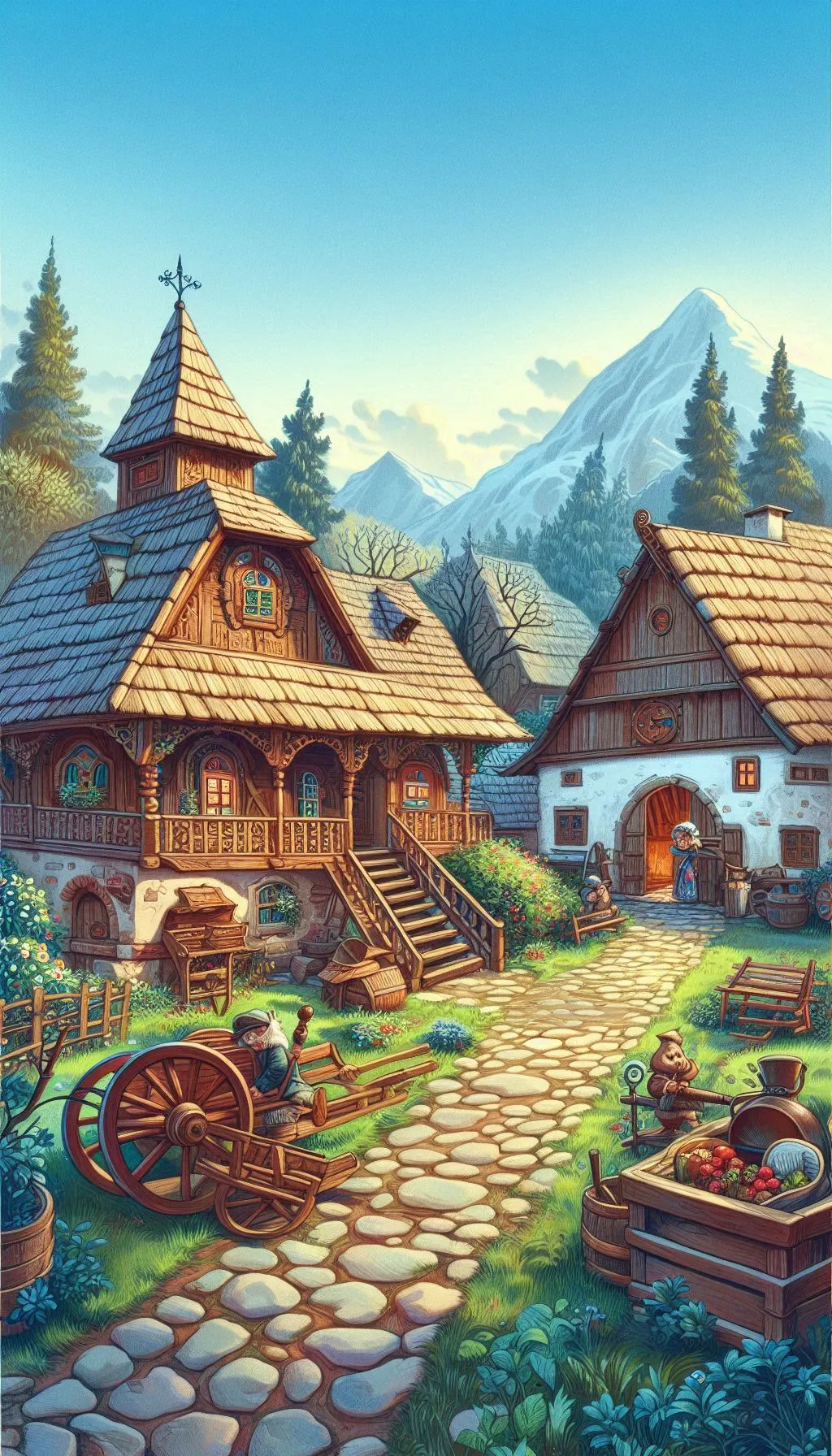 La curtea cuconului Vasile Creanga